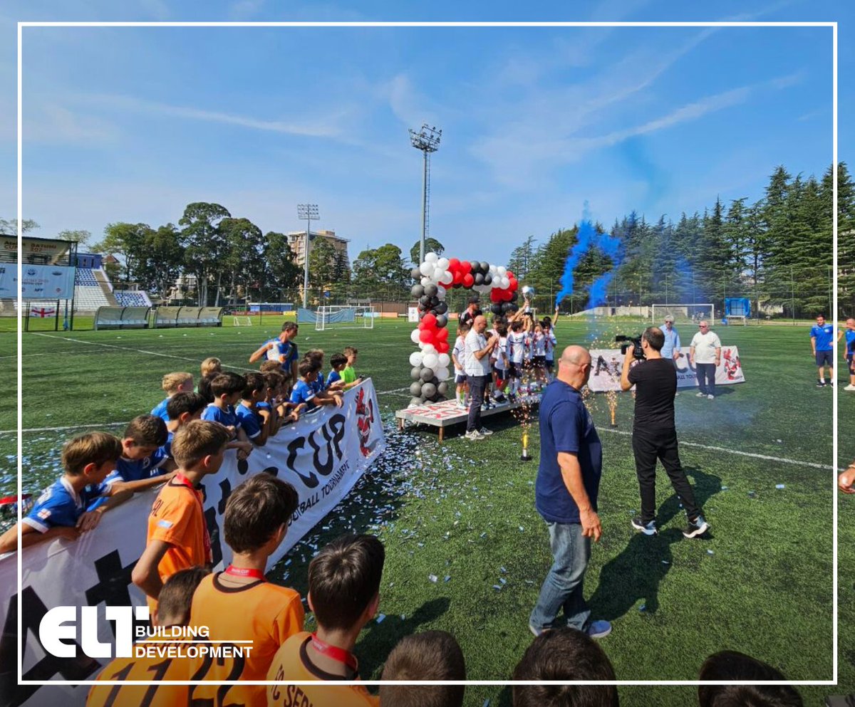 EltBuildingdv's tweet photo. Sponsored by "ELT Building," the "Batumi Cup 2023" youth football festival took place in Batumi, featuring the participation of approximately 130 children's football clubs from Georgia and abroad. https://t.co/dW01pa33np