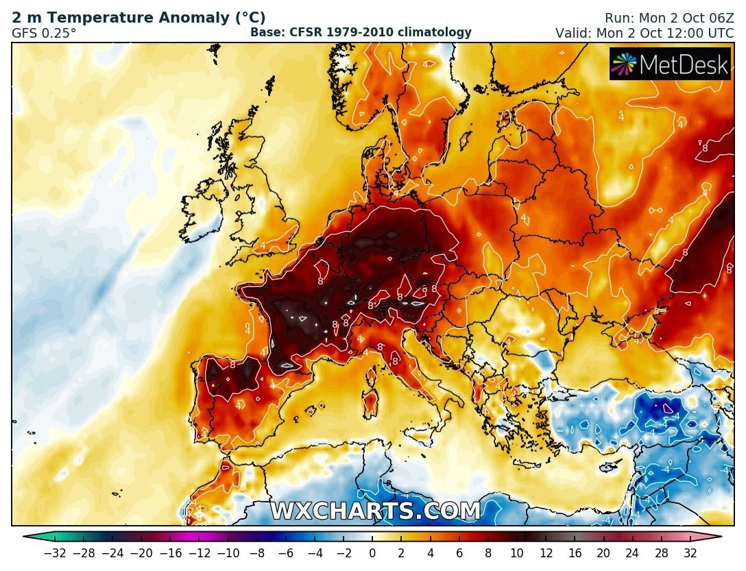 Europe is now experiencing the termination shock +8°C Anomaly. Stratospheric Aerosol Injection will do harm and is difficult in a bigger chaos than ever. Local cooling is inevitable if we want a civilized peaceful descent living. Emissions will sink anyway, thanks declining