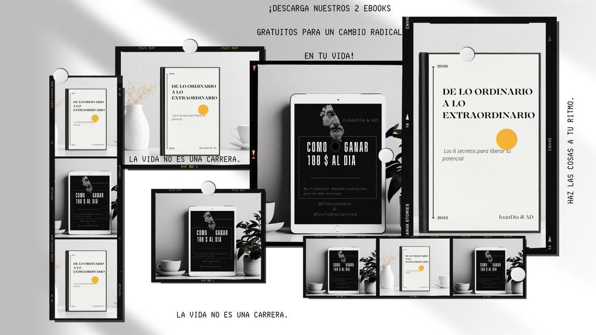 Adolescentes ganan 10.000 euros al mes con esta guía

Pero pocos saben cómo
Aquí tienes dos guías  para hacer de 𝕏"Twitter" tu máquina de hacer dinero🤑

Precio €190 ¡GRATIS durante 24 horas!

Para conseguirlo⬇️

- Sígueme (para enviar DM)
- Me gusta + RT
- Comentar "LIBERTAD"