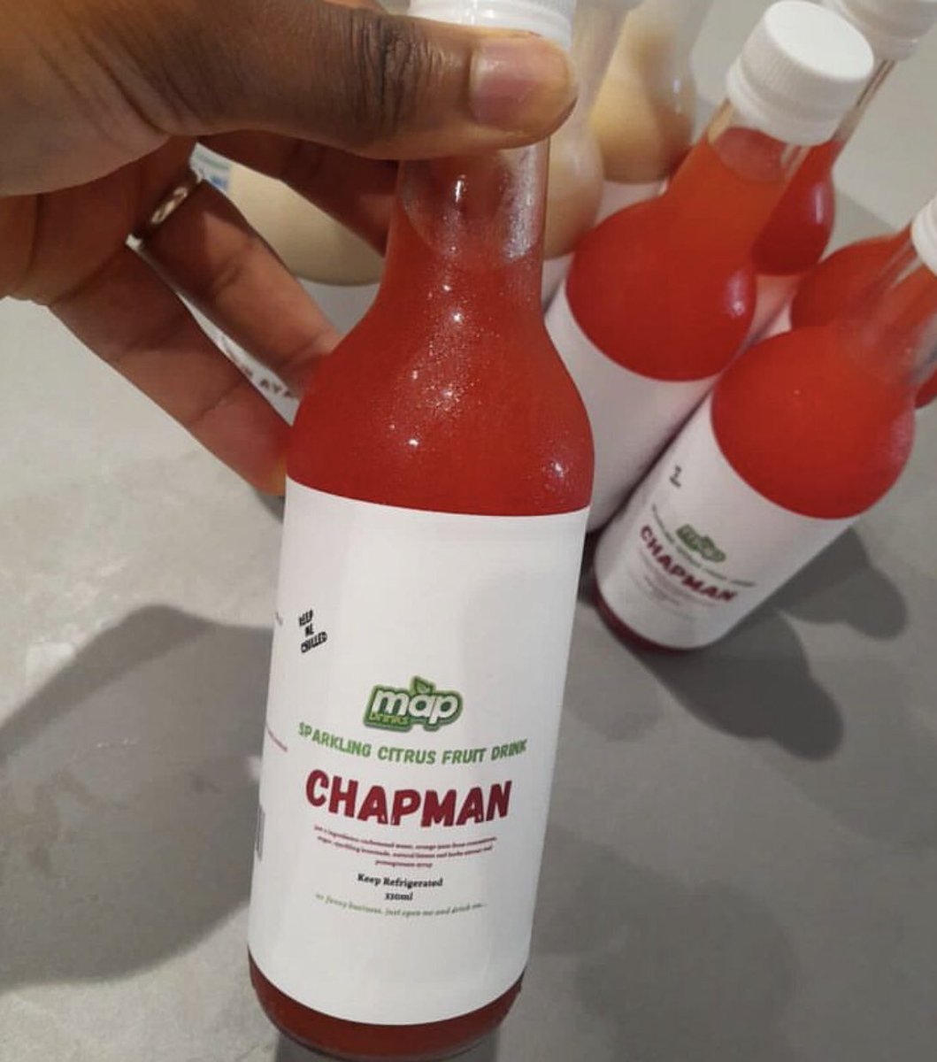 MapDrinks's tweet photo. A cute bottle of Chapman to make your October bright. Welcome to a new month. https://t.co/jnPBvY980i