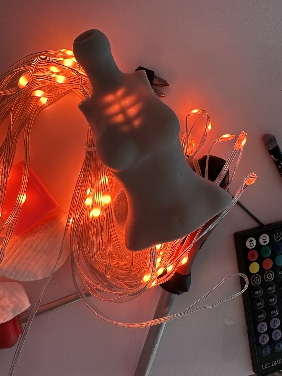 DollsJewel's tweet photo. Test print to make patterns and see if stuff works ✨ I guess you can tell who I will make for Halloween 😁 #BaldursGate3 https://t.co/NflEuqGJMN