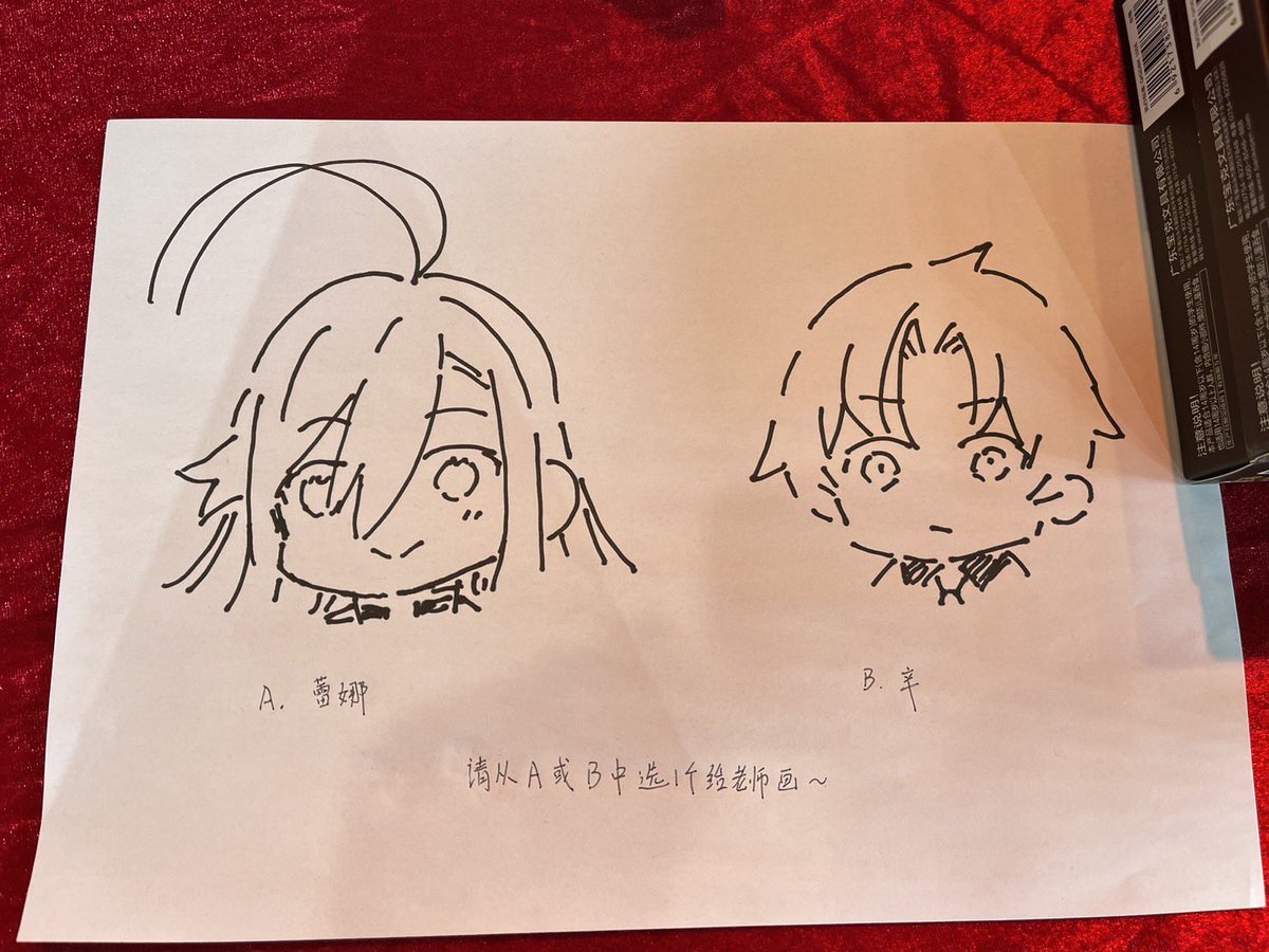 今回、シンとレーナの簡略化イラストも入れつつサインを描かせて