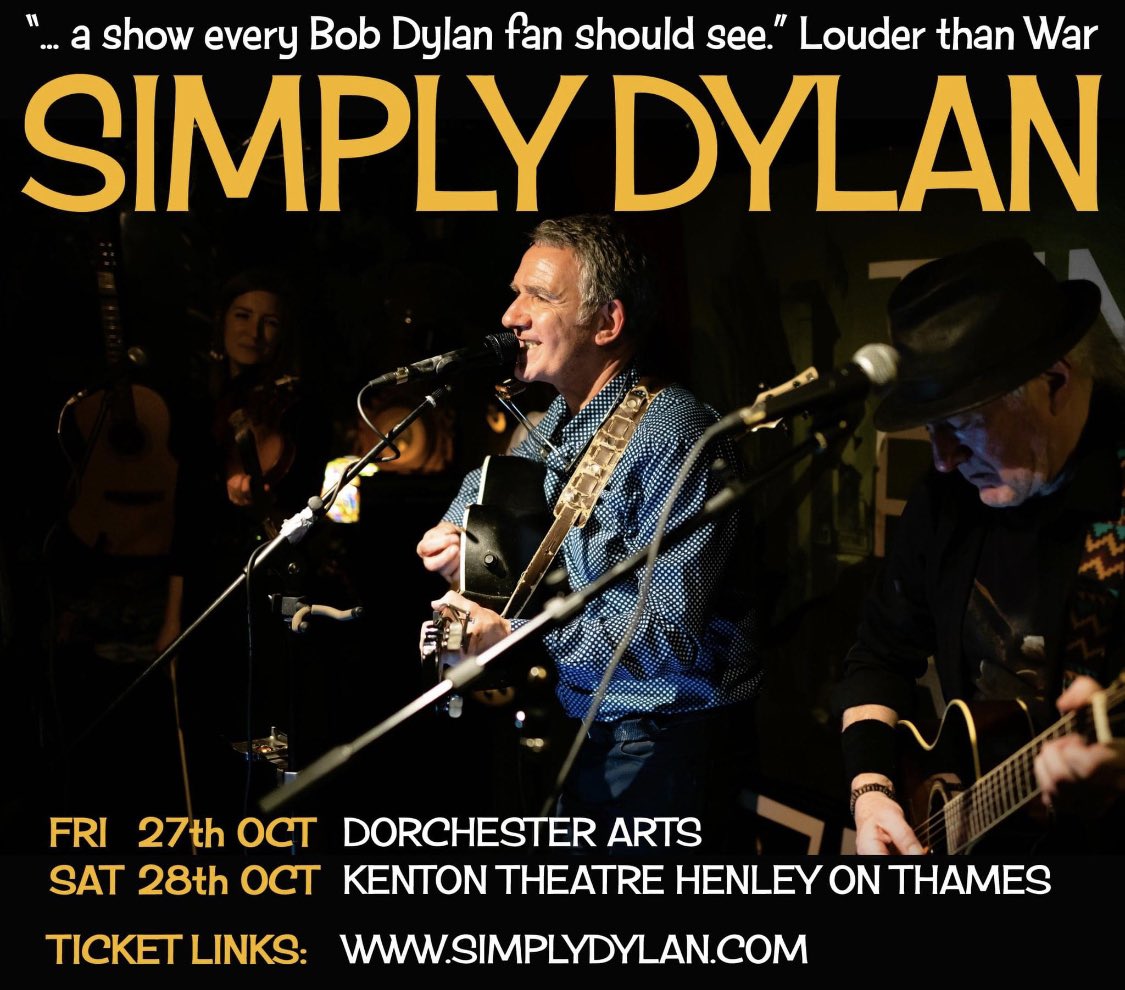 Anyone down near Henley on Thames if you want a good night out,we can recommend John and his simply Dylan band