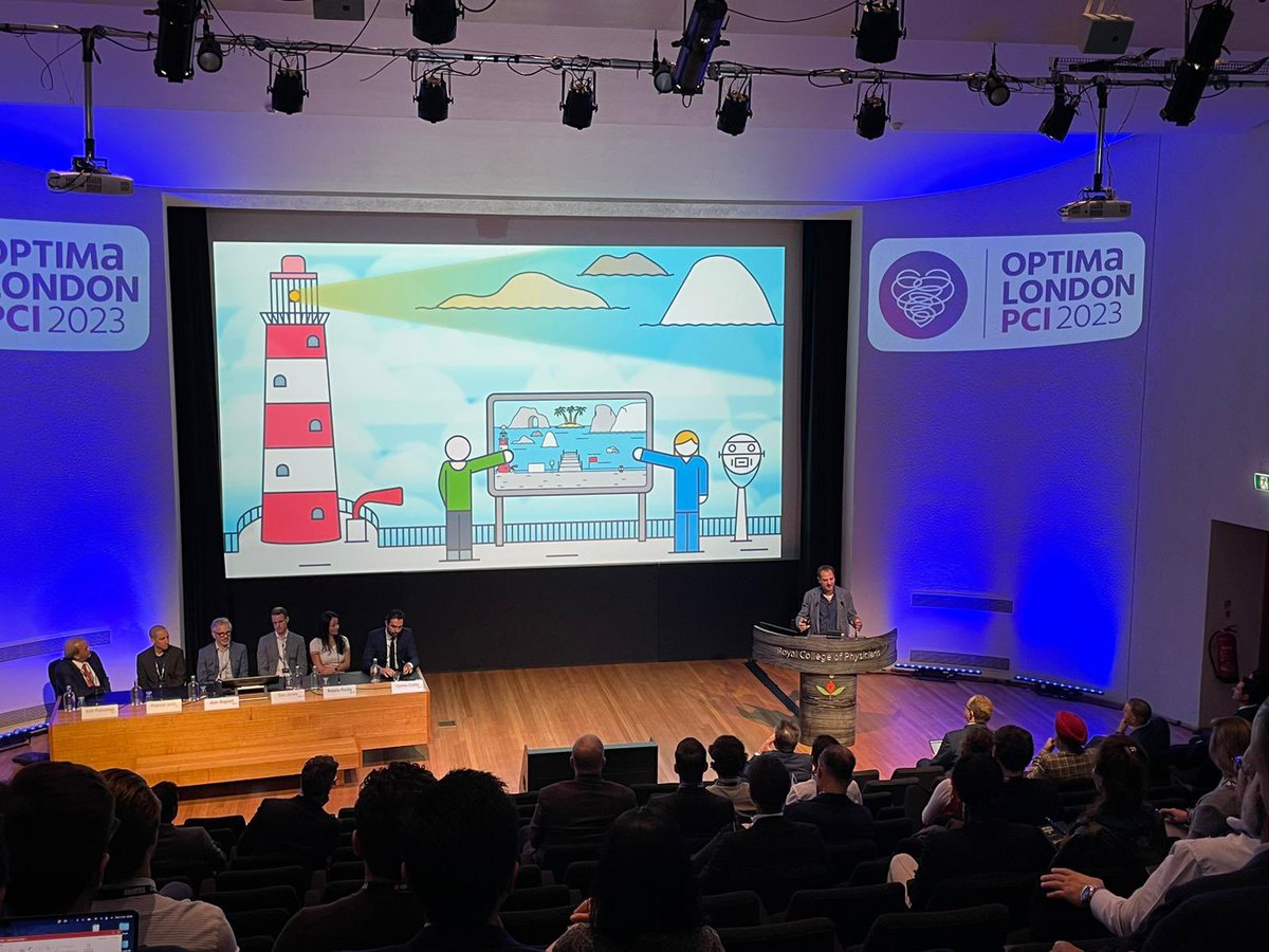 VP_Med's tweet photo. Optimal PCI 2023 is underway! Hope you all enjoy the two days - our creative team have loved this project, designing and illustrating the presentation decks #optimalPCI #educatetoelevate https://t.co/Mt3f9nDnME