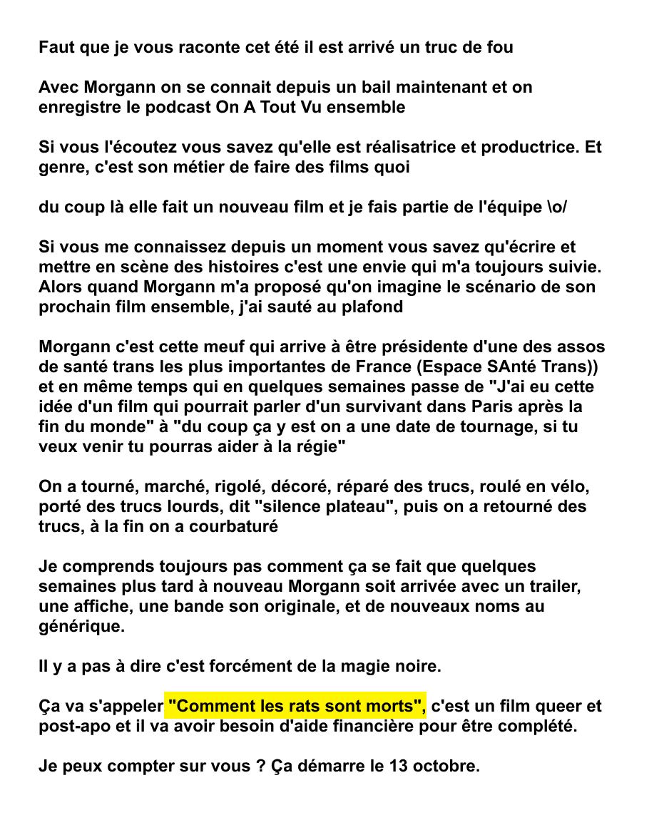 MenicaFolden's tweet photo. Faut que je vous raconte https://t.co/HXre60CoED