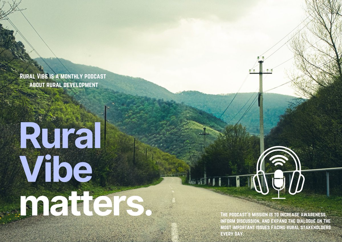 ABCD_Center's tweet photo. 🎙 Exciting News! Our First Podcast Episode "Rural Vibe Matters" is LIVE! 🚀Join us in exploring innovation, sustainability, and community impact with our special guest, Adam Beswick. 
Don't miss out on this inspiring conversation! 🌟

https://t.co/yC8AgDKWxp https://t.co/uPXJLYlihG