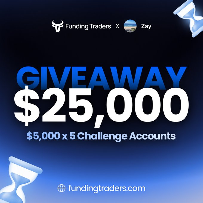 _TraderZay's tweet photo. 🎁🔥 GIVEAWAY ALERT 🔥🎁

Rules 💡⬇️

1. Follow 
@Zay_trades_fx 
@Funding_Traders
@StanFXTrading
@FT_Staff 

2. Like and Retweet 

3. Tag 5 friends 

4. Reply and Retweet
@Funding_Traders
pinned post https://t.co/IP52EBaie8