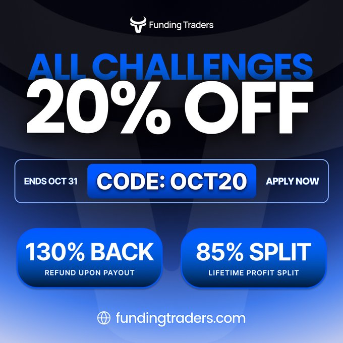 _TraderZay's tweet photo. 🎁🔥 GIVEAWAY ALERT 🔥🎁

Rules 💡⬇️

1. Follow 
@Zay_trades_fx 
@Funding_Traders
@StanFXTrading
@FT_Staff 

2. Like and Retweet 

3. Tag 5 friends 

4. Reply and Retweet
@Funding_Traders
pinned post https://t.co/IP52EBaie8