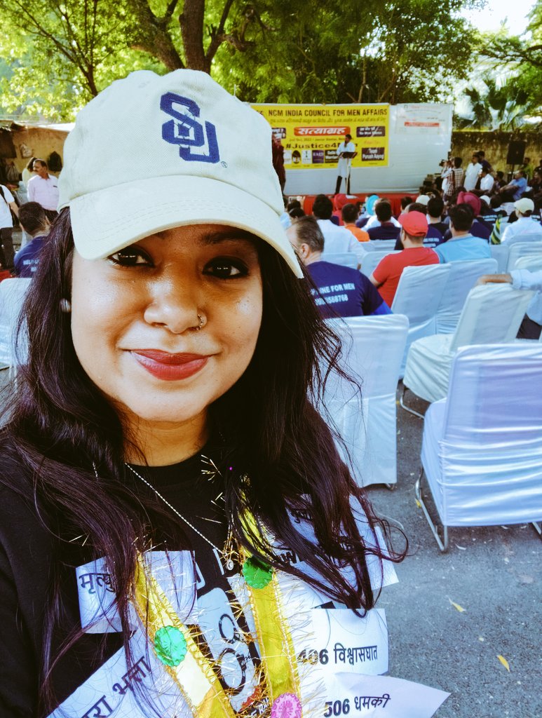 A young man facing legal cases by his wife came to meet me &amp; barely within seconds of talk had tears in his eyes. 

He said "I follow your work closely &amp; it inspires me to fight. I just wanted to thankyou" I didn't know how to react. It was so emotional. 

The pain men hide 😔