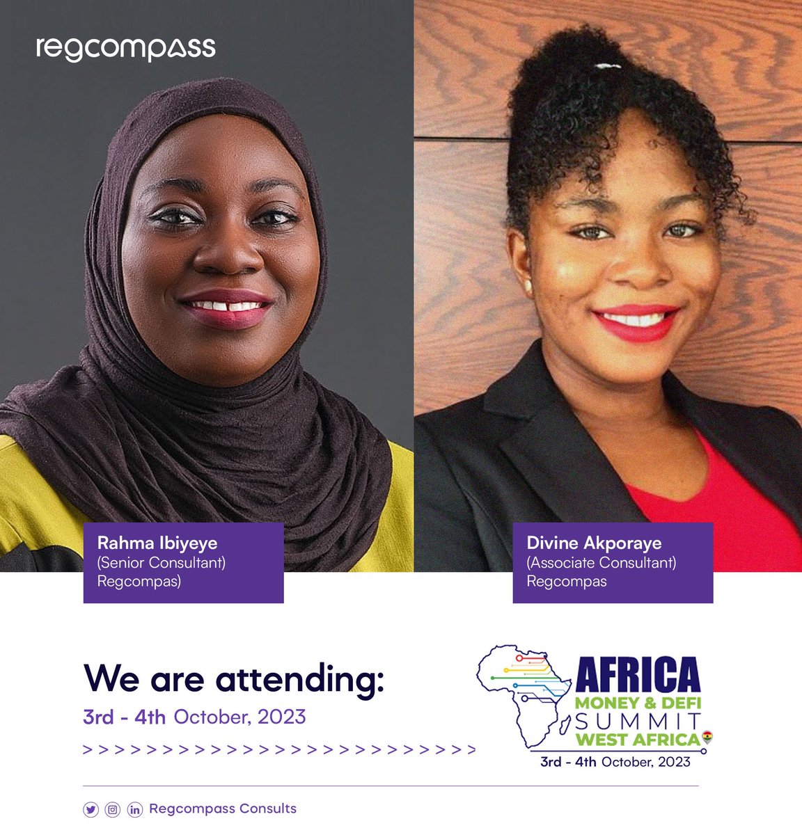 We're thrilled to be attending the upcoming 2023 African Money & De-Fi Summit in Accra, Ghana. 

We look forward to engaging in insightful conversations, forging new connections, and exploring all things #ATS2023!