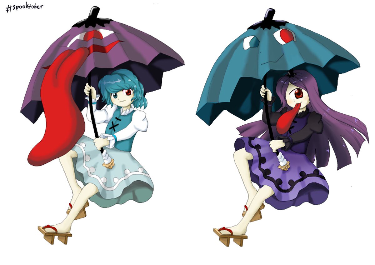 himuhino's tweet photo. Kogasa's new spook https://t.co/iAE5axjBYT