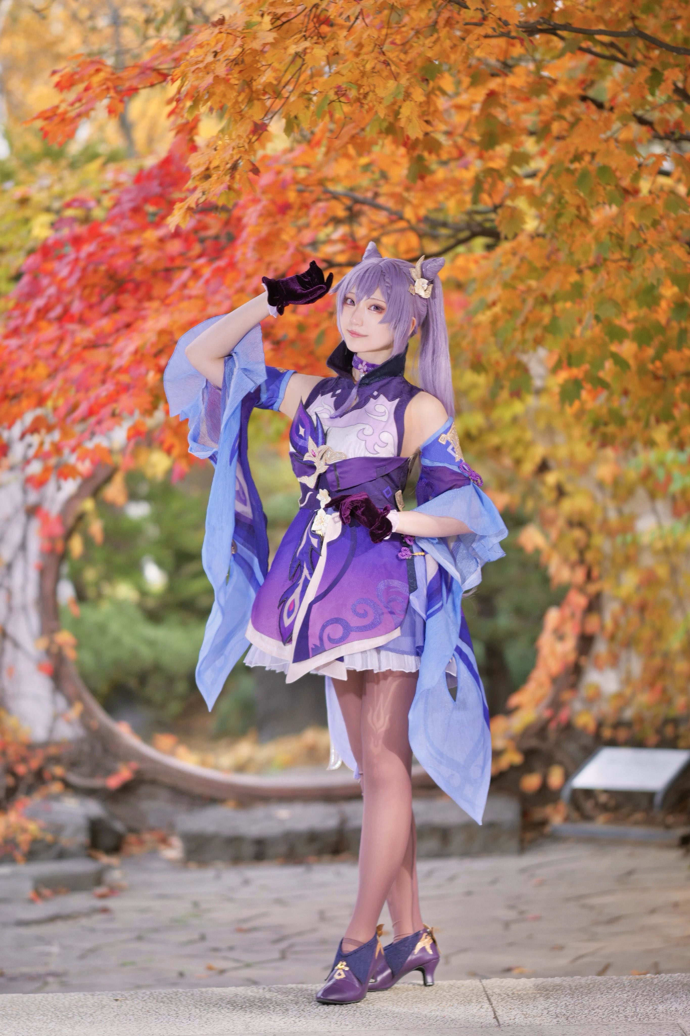 cosplay keqing genshin impact