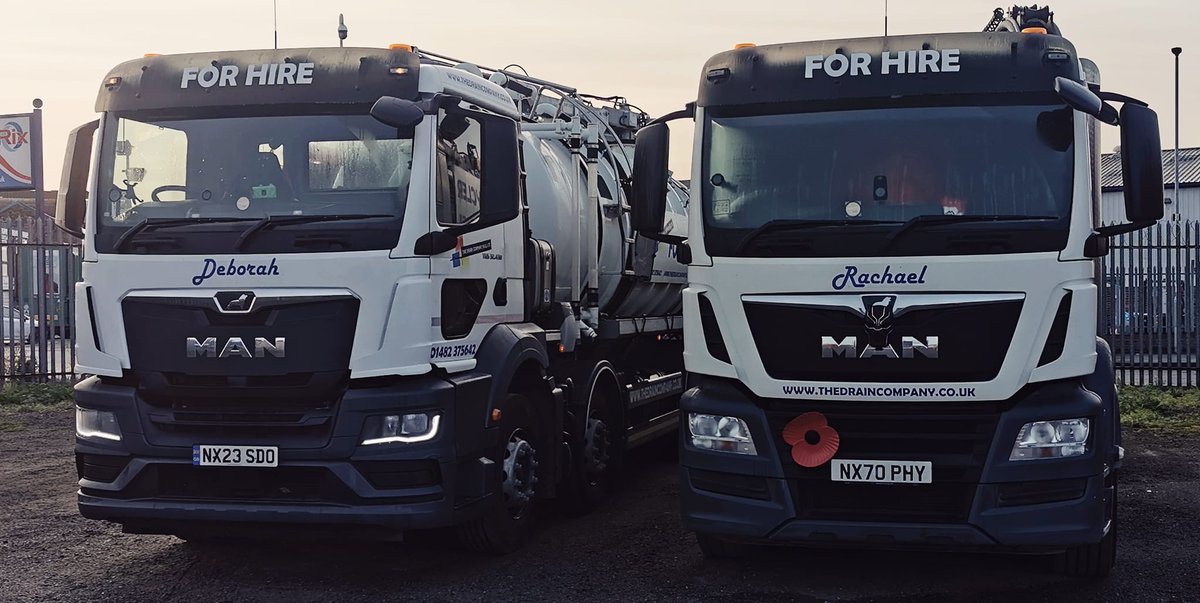 A photo of two of our tankers on a bright, sunny morning!

Thank you to one of our tanker drivers Nigel for taking it!