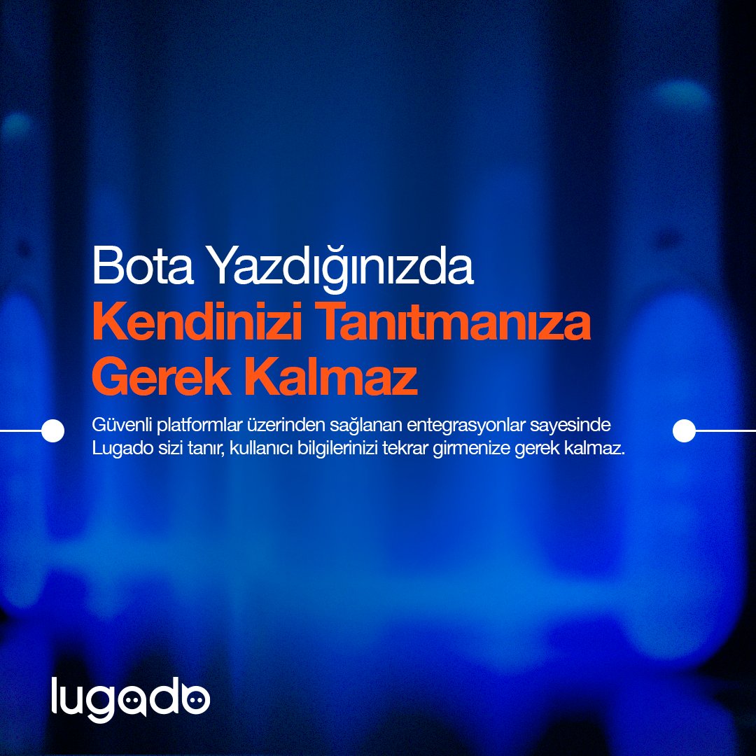 🤖Lugado Kullanıcı Destek Asistanı ile kullanıcılarınıza daha hızlı ve kolay destek sağlayın. 7/24 Whatsapp'tan, tek bir mesajla...

lugado.net/cozumler/kulla…

#kullanıcıdestek #kullanıcıdestekbotu #lugado #operasyon #724destek