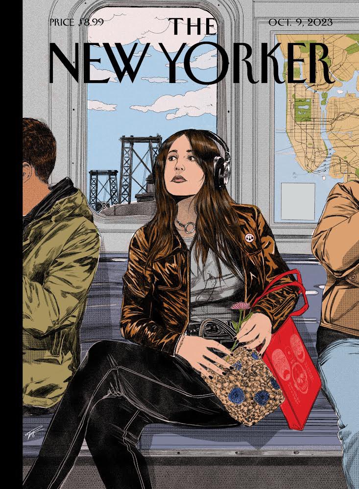 I’m so happy to share my newest New Yorker cover! Thank you to Genevieve and Françoise and especially to @mannequinpussy for posing for reference.