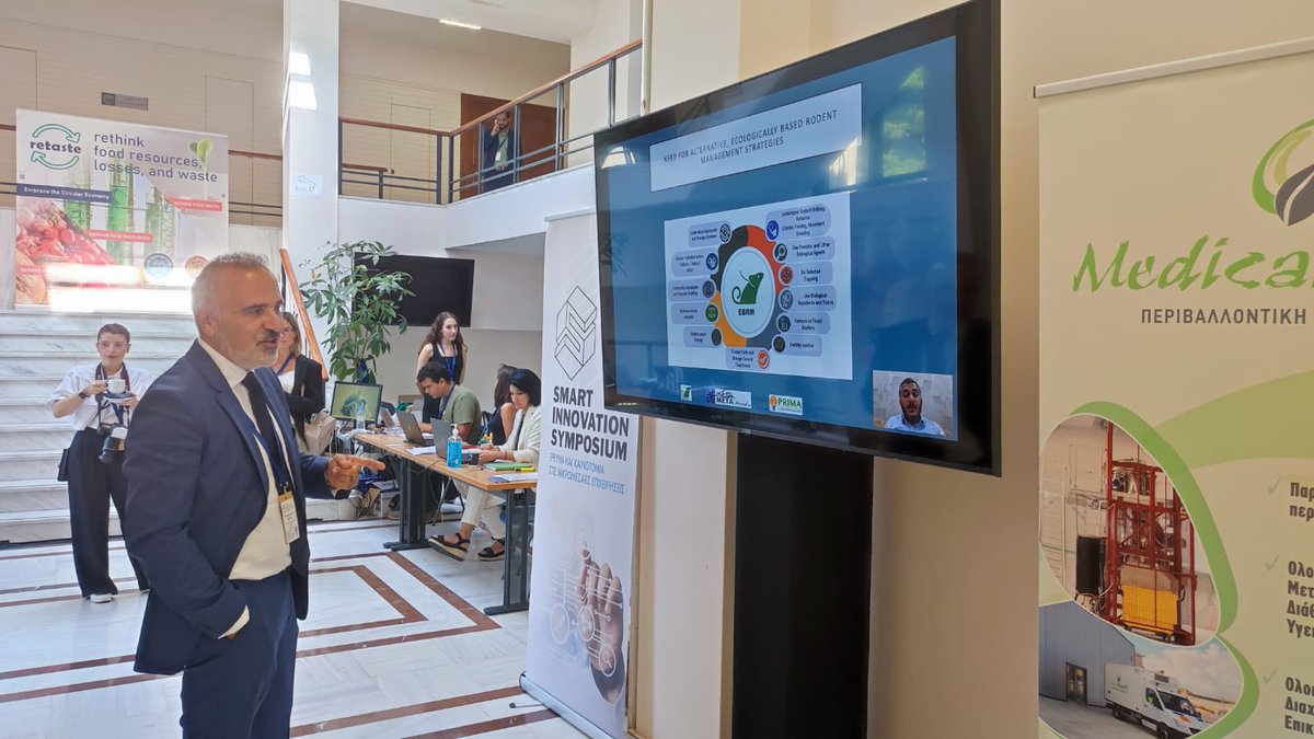 Med4pest's tweet photo. Exciting Update! 📢
The Moroccan and Turkish teams are delighted to have been part of the Retaste Conference. Our participation provided us with an enlightening experience, featuring insightful discussions, valuable networking opportunities.🌾🤝
#EBRM #rodentmanagement https://t.co/lygV0u5wSq
