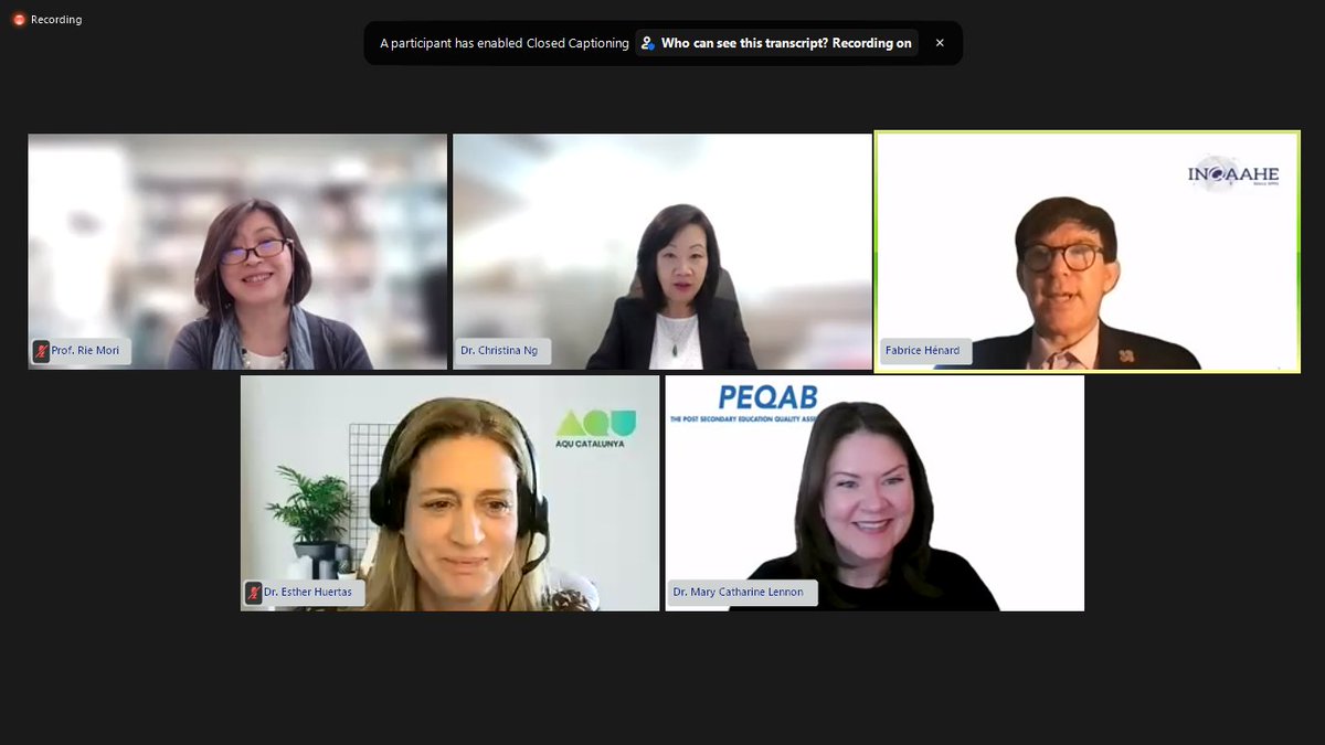 ANACECtwt's tweet photo. ℹ️ On 28.09.2023, #ANACEC participated in the webinar organized by #INQAAHE- a world-wide association of 300+ organizations active in the theory and practice of quality assurance in higher education – on micro-credentials. https://t.co/UKVnVdOfP6