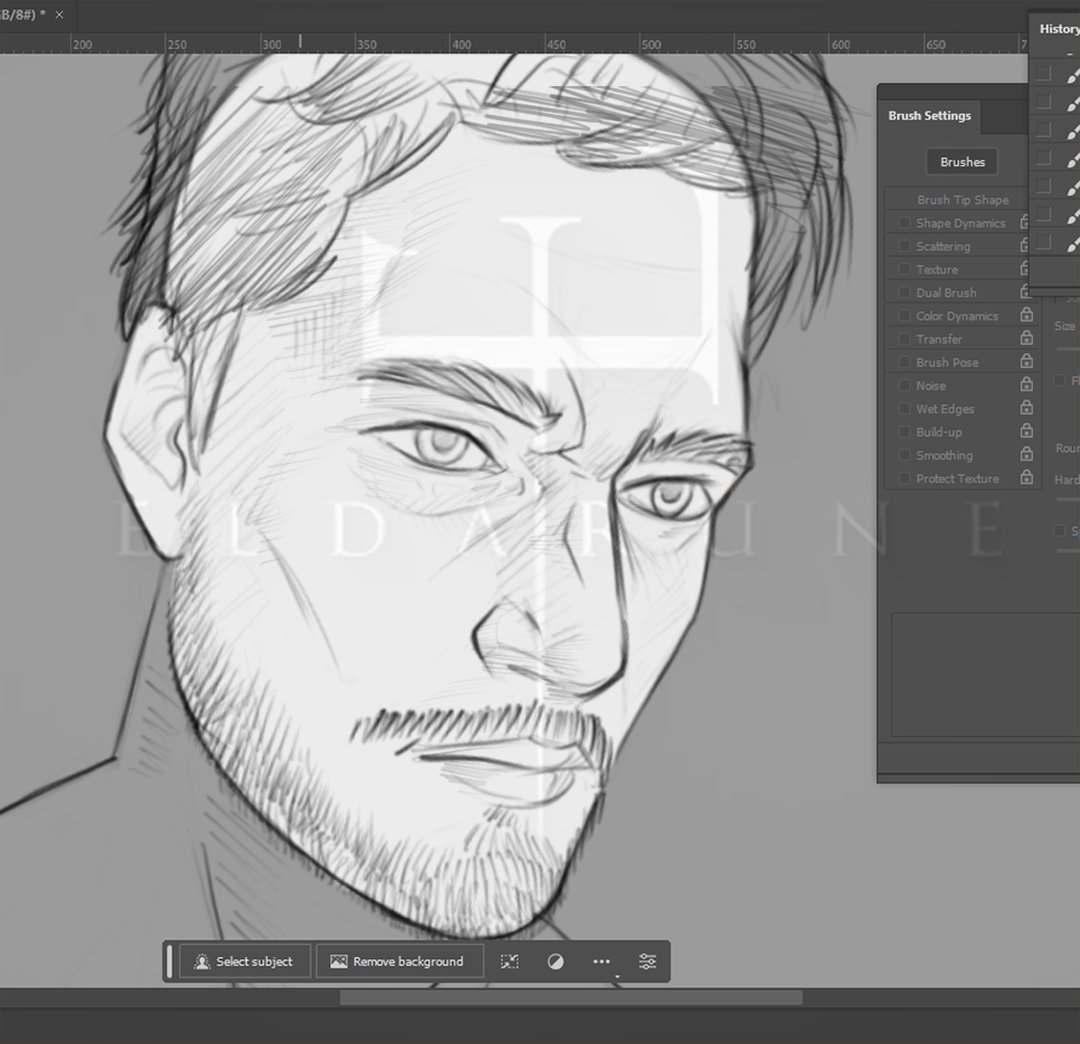 Alec Portrait  <a href="/PlayEldarune/">The Mouth of ELDA</a>