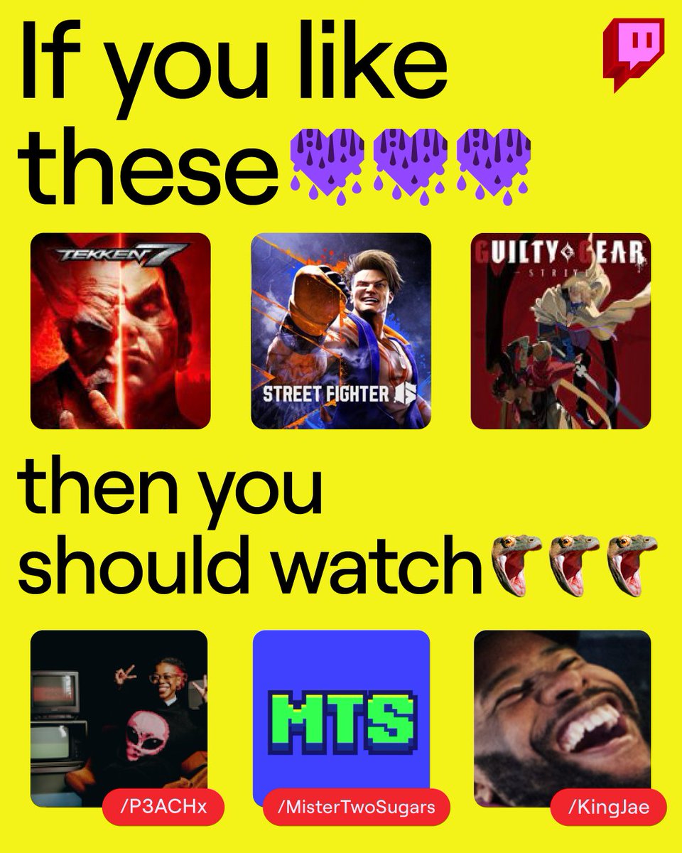 TwitchUKI's tweet photo. We want to put some more great streamers on your radar so… If you enjoy these games, you should check out these streamers! ⬇⬇⬇ https://t.co/15e3W706rs