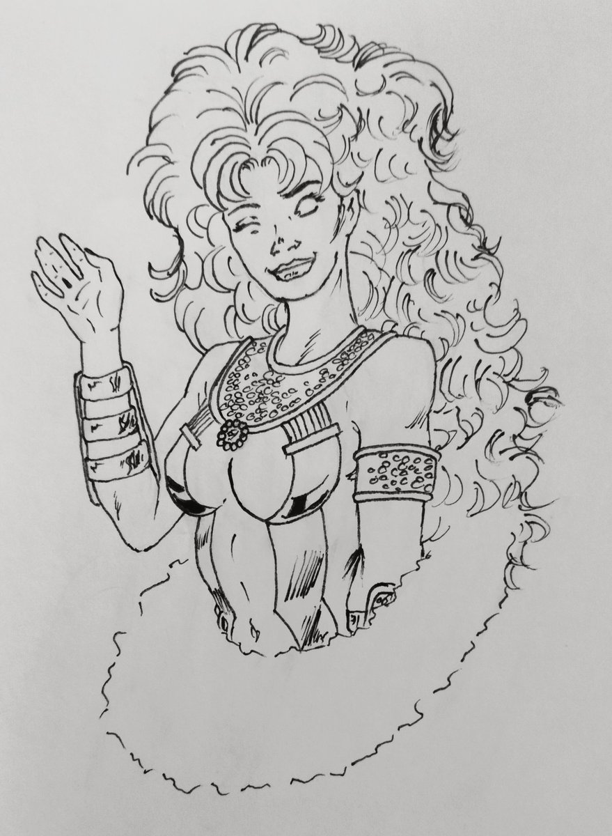 JosePortland's tweet photo. Este año me voy a tomar más relajado el #inktober2023. Aquí el primero, #StarFire de #TitansDC https://t.co/Bjd3DC7NSA