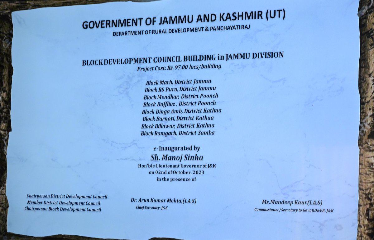 Office of LG J&K tweet media