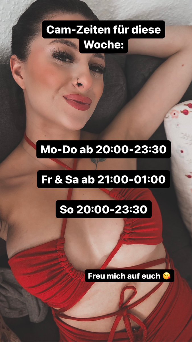 Streaming Zeiten für diese Woche auf Mdh mydirtyhobby.de/w/miageil69