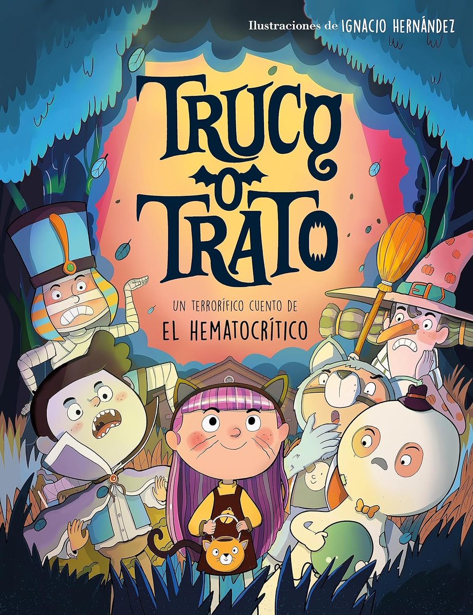 He escrito un cuento de terror para niños y niñas a partir de 4 años. 
Sale en Beascoa <a href="/penguinkidsES/">Penguin Kids España</a> esta semana. Es enorme. Lo ilustra Ignacio Hernández así que también es precioso. Se llama TRUCO O TRATO y da risa y da miedito. ¡Espero que os guste!