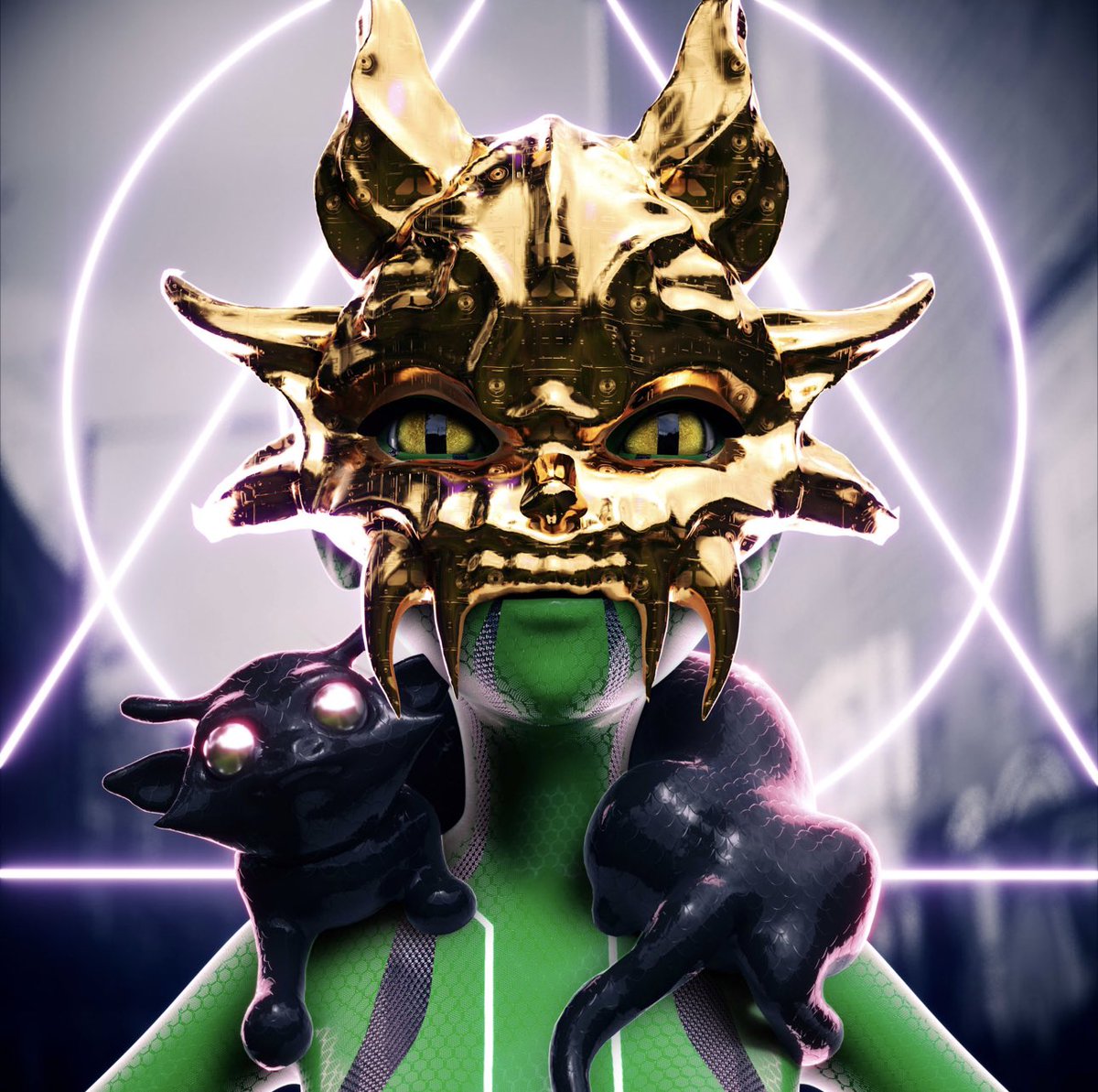 CryptoMuss1e's tweet photo. #NewNFTProfilePic NFT by Meta-Legends #GoLegends #MatrixAngel https://t.co/eytoyybwJH