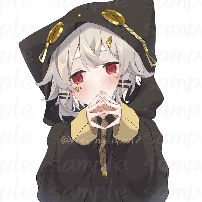 すずりん様のアイコン描かせて頂きましたとっても可愛い猫耳くん 