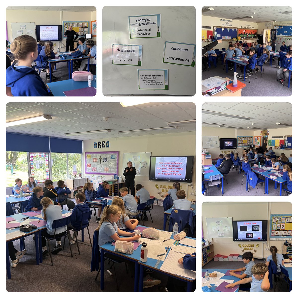 StAloysiusRC's tweet photo. Year 5/6 have had a very informative morning with workshops on anti social behaviour and the importance of the ambulance service @SouthWalesPoli3 @WelshAmbPECI #bca4 #bcawell https://t.co/53B1iXpHk0