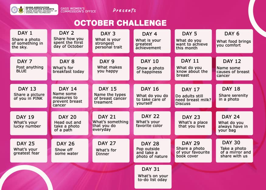 gass_knust's tweet image. Join our October challenge
#StatisticsforDevelopment
#Paintitpink