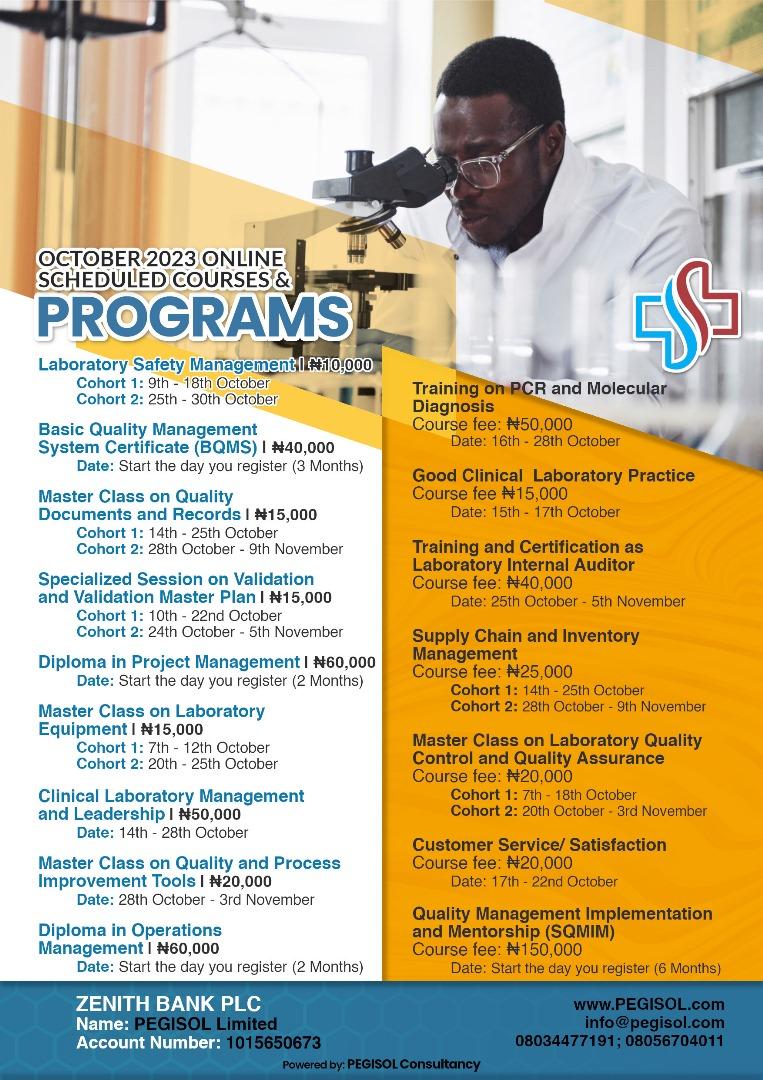 Happy new month.

Take advantage  of our  Independence  Promo. 
 Enjoy 25% Discounts  on all our courses  and programs.

Promo ends 3rd of October  2023.