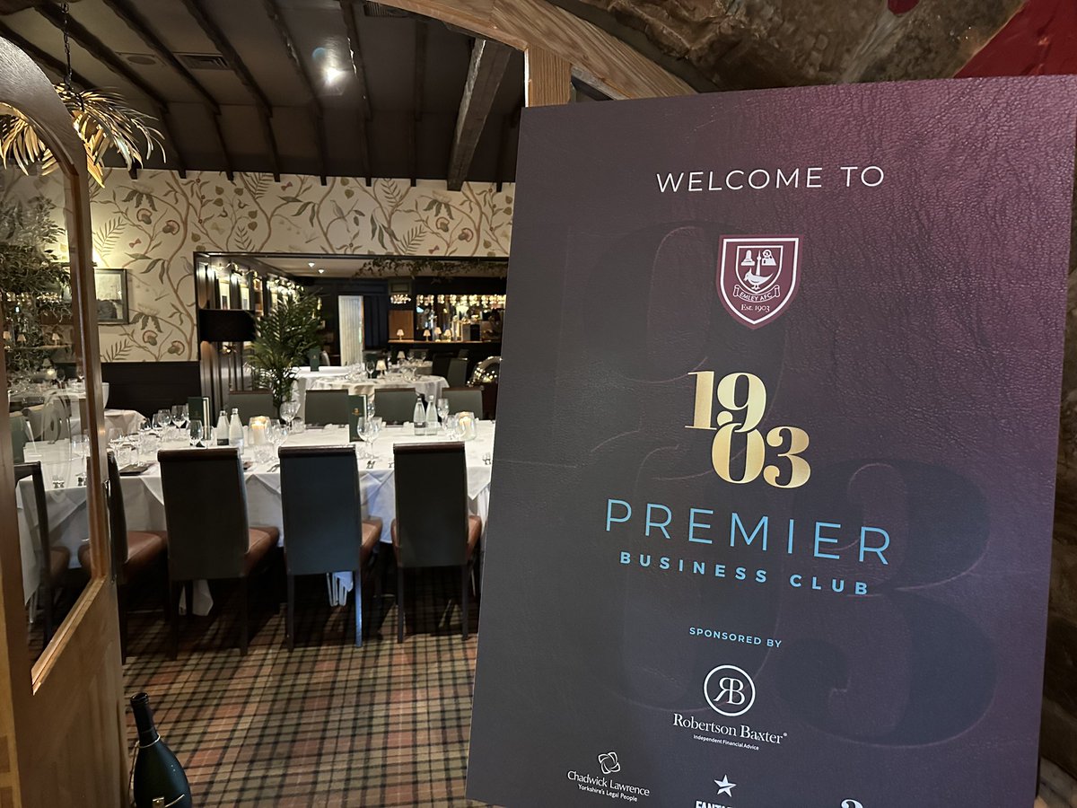 Club News | Emley 1903 Premier Business Club launches at The 3 Acres 

20 new commercial partners join leading existing Emley sponsors at launch of new business club.

➡️ Read the full announcement
emleyafc.co.uk/news/emley-190…

#Emley1903 <a href="/3AcresInn/">3Acres</a> <a href="/fantasticmedia/">Fantastic Media</a> <a href="/RobertsonBaxter/">Robertson Baxter</a>