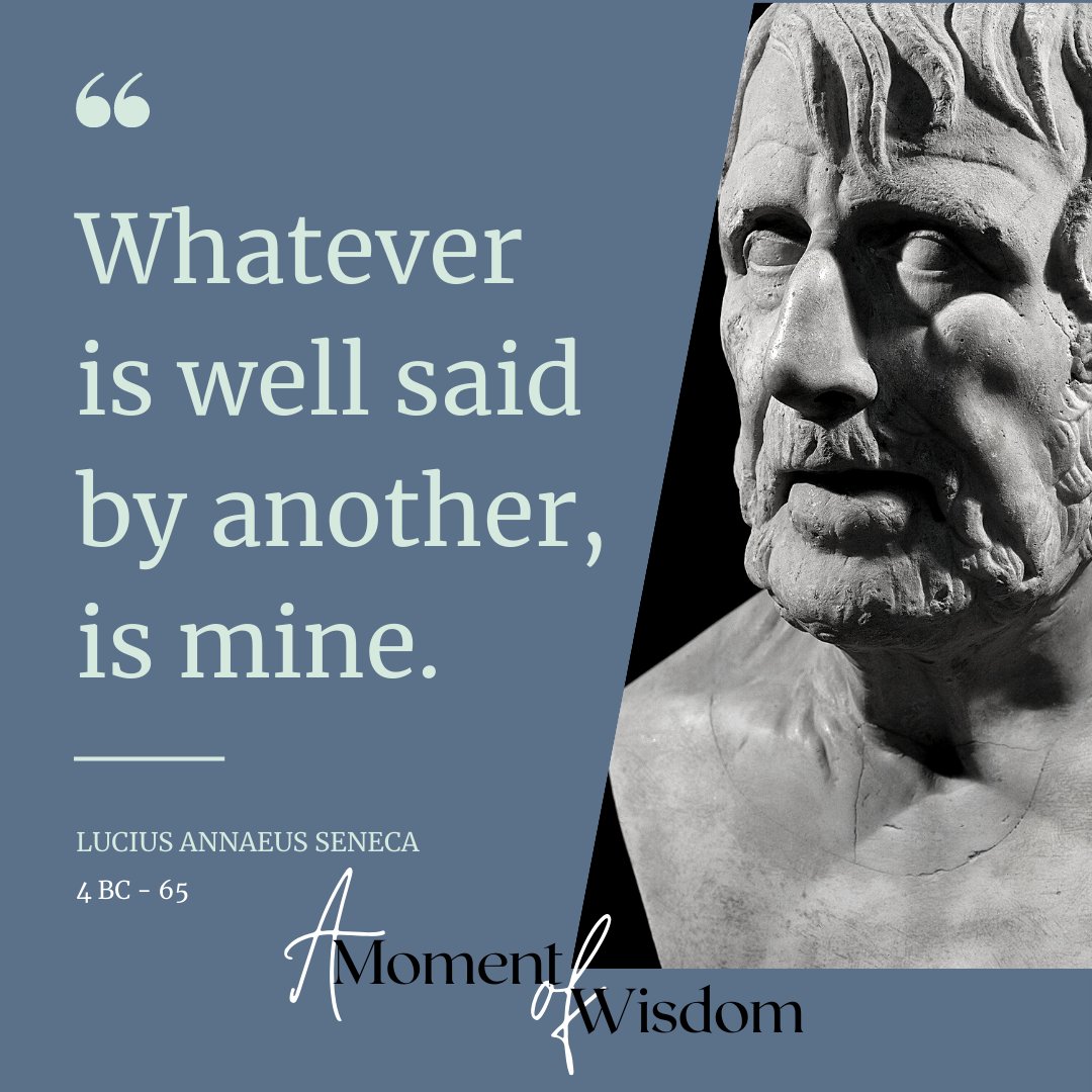 Yes, I understand the irony of posting this.

#Seneca
#PhilosophicalWisdom
#SharedWisdom
#CollectiveUnderstanding
#WisdomOwnership
#SharedKnowledge
#PhilosophersInsight
#IntellectualUnity
#SharedWisdomJourney
#CollectiveIntellect
#PhilosophyExchange
#WisdomWithoutBorders