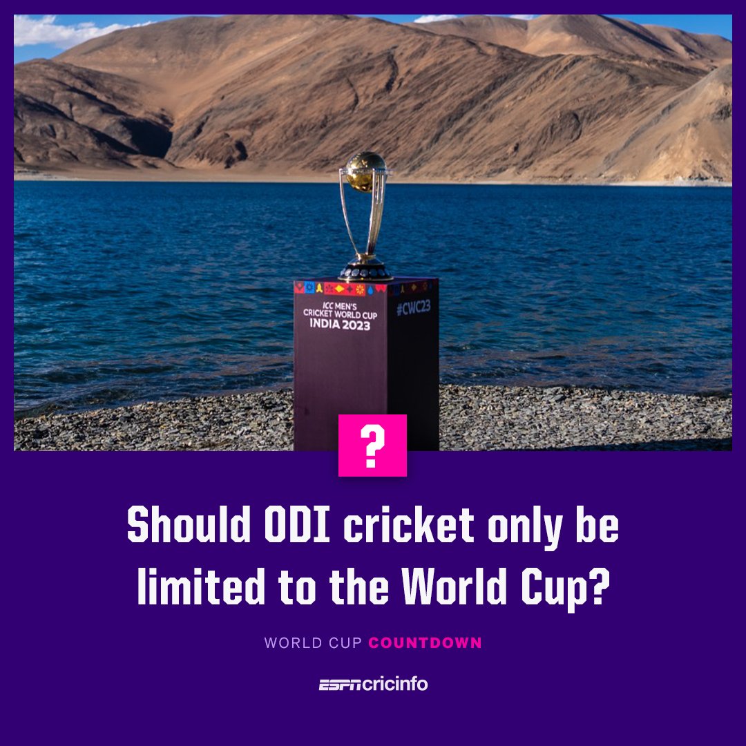 cricinfo's tweet photo. #CricketTwitter, what do you think? 🤔

Mark Nicholas, the incoming president of MCC, shared his thoughts 👉 https://t.co/USrYx8TQcr #CWC23 https://t.co/LkMYqwJ82z