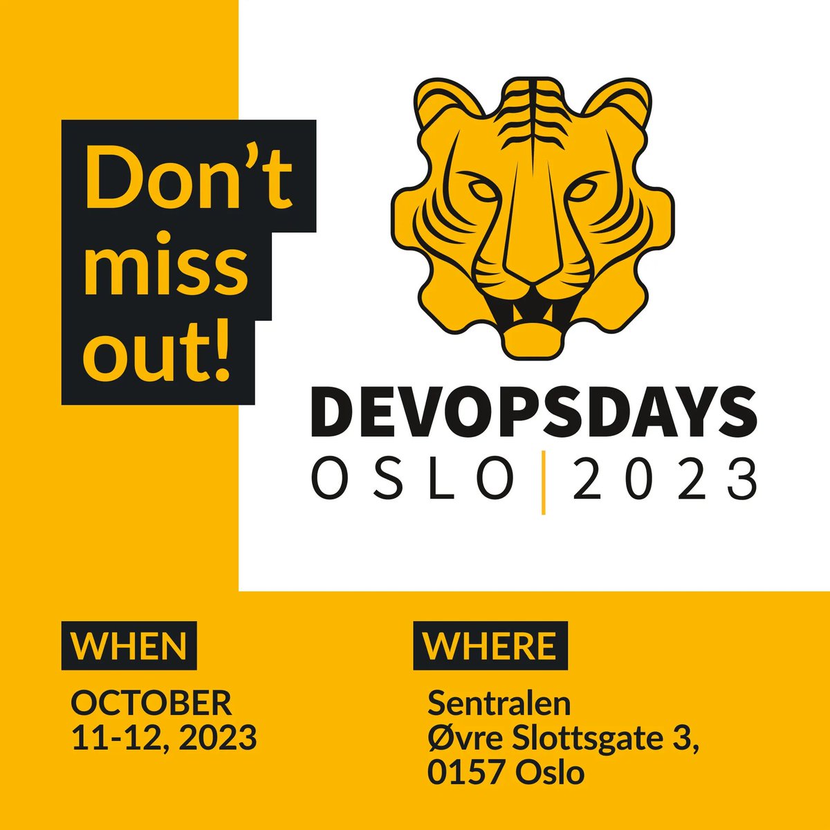 DevOpsDays Oslo tweet media