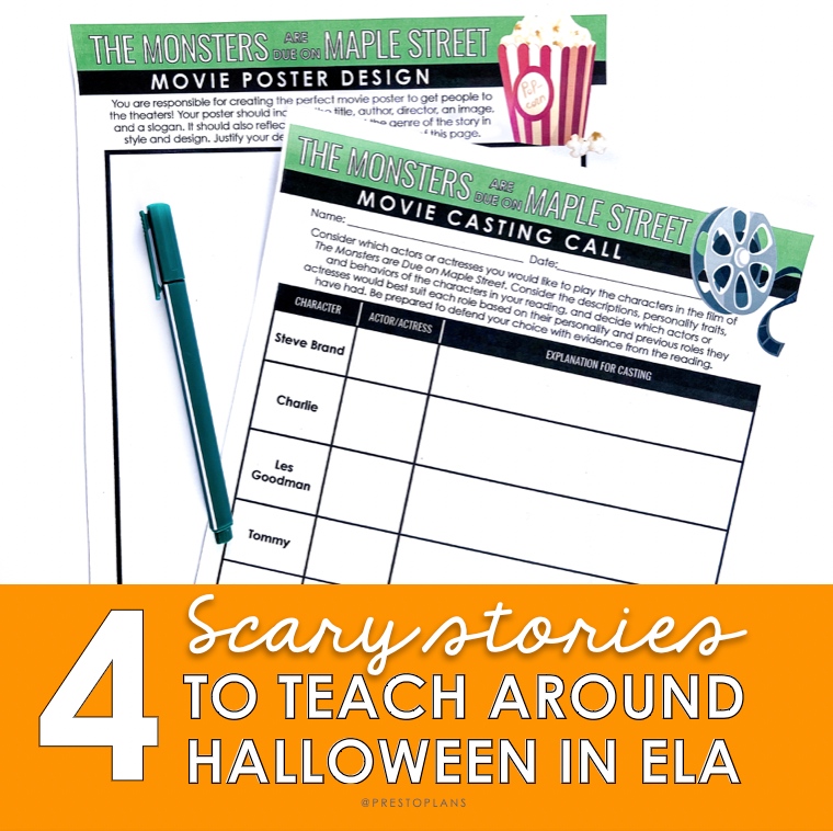Do you have a favorite short story to teach around Halloween? 🎃

This week on the blog, I’m sharing a fresh roundup of scary stories to share with middle and high school students in ELA class all year round—but especially at Halloween. #iteachela ⤵️

prestoplans.com/4-scary-short-…