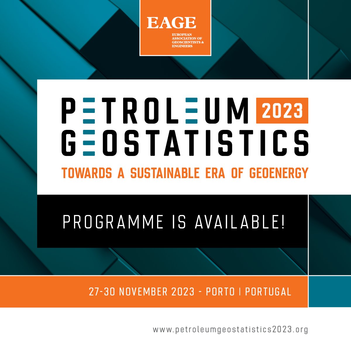 EAGE_Global's tweet photo. 📣We are happy to announce that the Technical Programme for The Fifth #EAGE Petroleum Geostatistics Conference 2023 is now LIVE! 
Visit our event's webpage to see more programme details 👉https://t.co/lZSy0V7ofk

#PEGE2023 #geomodeling #petroleum#machinelearning #geoenergy https://t.co/7vlidwip5h