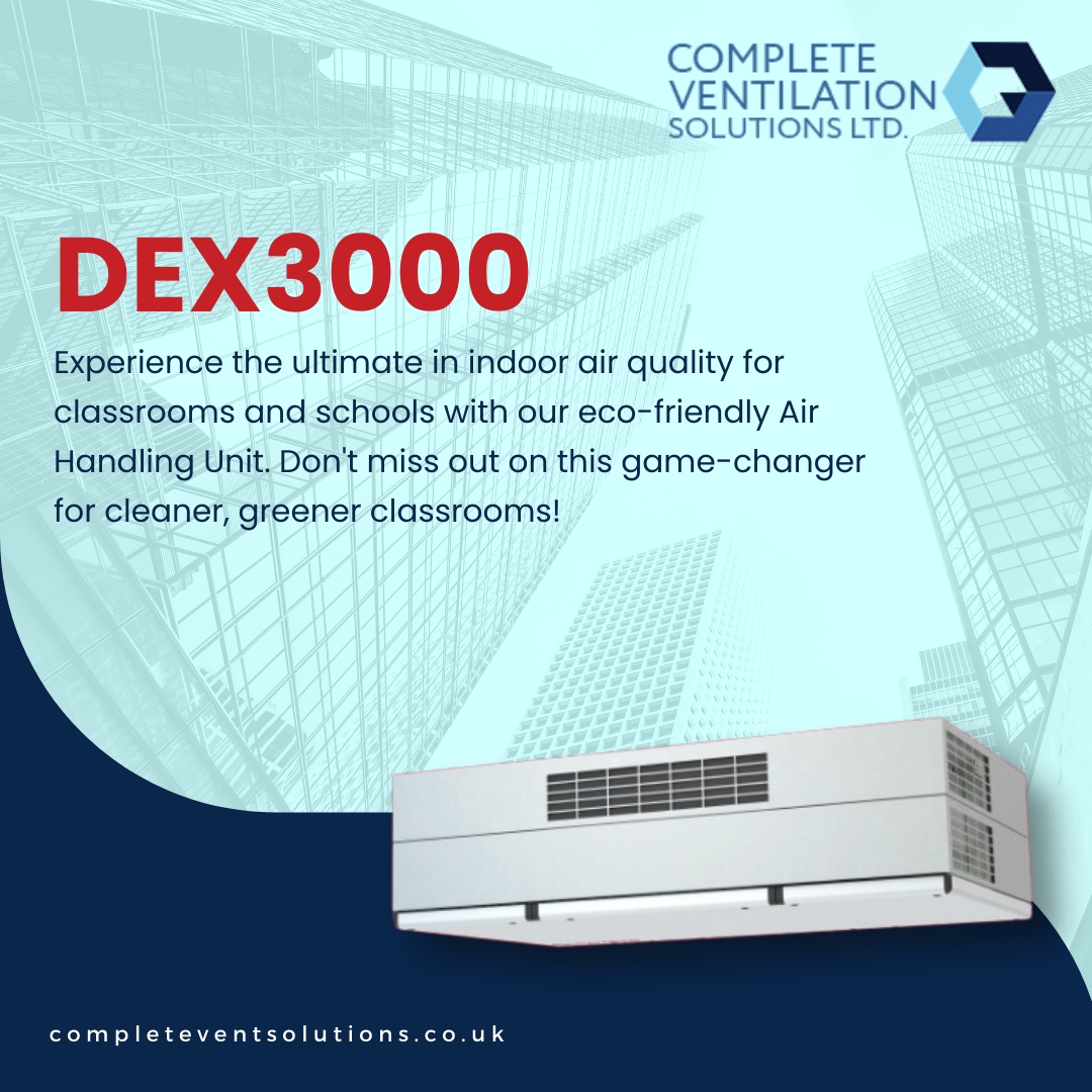 CVS_Limited's tweet photo. Experience the ultimate in indoor air quality for classrooms and schools with our eco-friendly Air Handling Unit. Don't miss out on this game-changer for cleaner, greener classrooms!
#CompleteVentilationSolutions #ventilation #properventilation https://t.co/LM3aGvMuQN