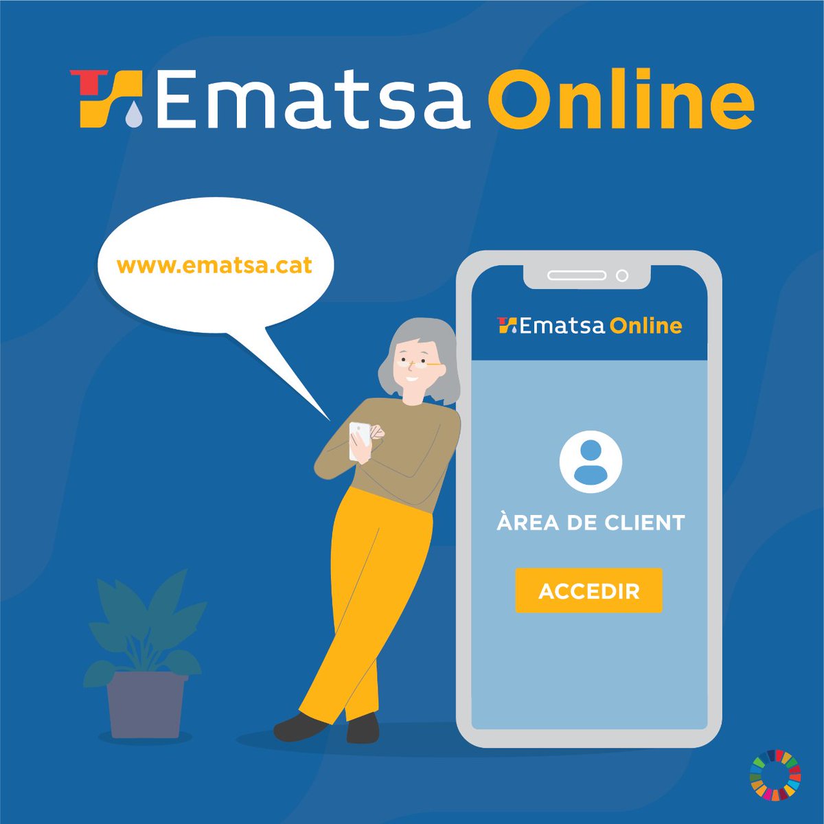 ematsa's tweet photo. Has de fer alguna gestió? 

Pots fer-ho online, des de casa i les 24h a través de l'Oficina Virtual. ➡️👨💻 Dona't d'alta a https://t.co/AzfvAbx680

També ens trobaràs a:
📲 Whatsapp 618 03 32 05
⚙️Avaries 24 h: 900 203 329
📞 Atenció al client: 900 550 555 https://t.co/3RovwfAtvV