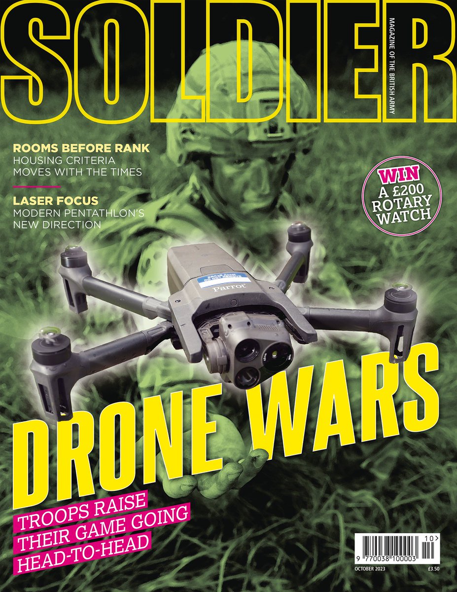In October’s edition: Troops hone tactical drone flying skills, Royal Welsh personnel take on Europe’s biggest urban training facility and sappers showcase their niche capabilities. Read it here edition.pagesuite-professional.co.uk/Launch.aspx?EI…