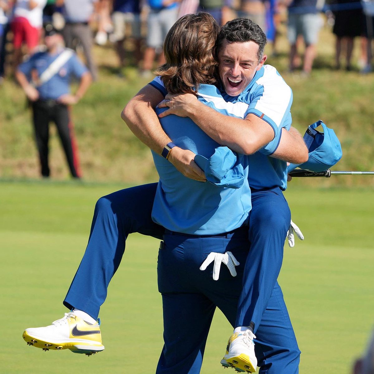 21 of 24 Team Europe &amp; USA members chose to compete in replaceable softspikes at The Ryder Cup in Rome.🇮🇹✨

Shop Limited Edition Team Europe &amp; USA spikes.👇

softspikes.com