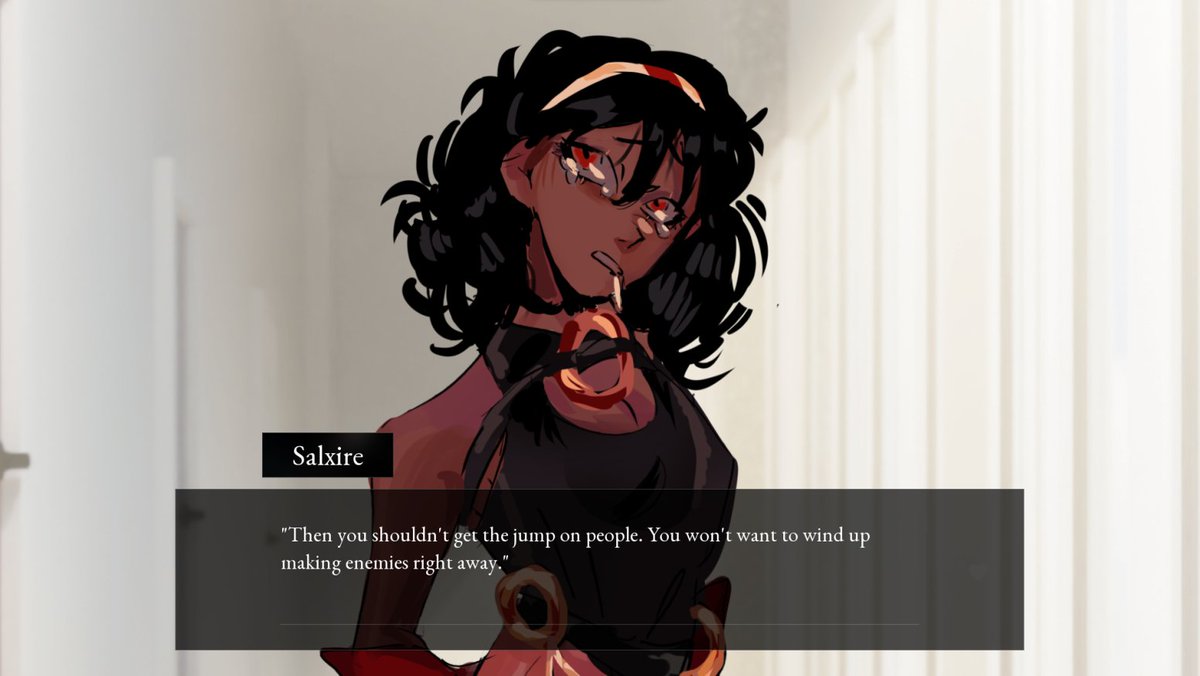 my #SpooktoberVNJam game seraphim slum is out - an eerie, liminal sapphic visual novel that explores just how far an angel can fall. ❤️ so proud of my team who made it all come together! rosesrot.itch.io/seraphim-slum