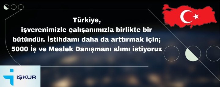 imdebru_'s tweet photo. @imd_rahman @isikhanvedat @evkaf @farukozcelikgsb @AhmetAYDIN_02 @OsmanMuratCetin @csgbakanligi @farukozcelikgsb @OsmanMuratCetin @TurkiyeIsKurumu 
Sayın Bakanım,atama bekleyen İŞ ve MESLEK DANIŞMANLARI olarak size sesleniyoruz! Lütfen çağrımıza yanit verin! Bizler milletimiz icin goreve haziriz.⭐Sizden müjdemizi bekliyoruz.♦️⭐🟢İŞ ve MESLEK DANIŞMANLARI ATANSIN https://t.co/6SaEHAxFbN