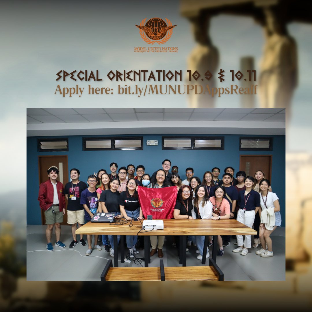 MUN_UPD's tweet photo. First Quest Accomplished: Camp MUN-UPD’s Grand Orientation!

Thank you for joining us through the world of myth, magic, and MUN! 🌟 Your presence made our event legendary. Until next time, heroes. Stay epic! ⚡🏛️

#MUNUPDApps2023 #CampMUNUPD #DemiDelegates #TDEL https://t.co/DCX5jZIRL8