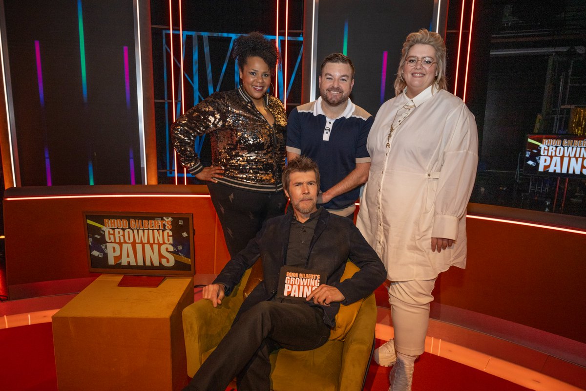 ComedyCentralUK's tweet photo. TONIGHT 9PM! ๐บ
@destheray , @alex_brooker , & #JaydeAdams join #RhodGilbert 's Growing Pains to work through the hilarious traumas of adolescence ๐ #GrowingPains https://t.co/RjchRQHWxe