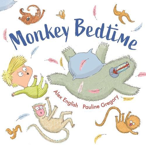 When a little boy lets a monkey in through his window, he doesn't expect it to bring all its friends! Six red-handed howlers, six macaques, ten capuchins and two great big baboons - there's going to be trouble! Will he ever get to bed with all this monkeying around?