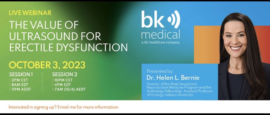 Helen L. Bernie (@drhelenbernie) on Twitter photo 📣📣If you want to learn how to perform penile duplex Doppler ultrasound & see how this could incorporate into your practice &the patients that can benefit from this- register for one of the webinars tomorrow 10/3/23 at 8a or 4p EST. #SexMed <a href="/SMSNA_ORG/">SMSNA</a> <a href="/AmerUrological/">Amer. Urol. Assn.</a> <a href="/Uro_bkmed/">Urology - bkMedical</a> 📣📣If you want to learn how to perform penile duplex Doppler ultrasound & see how this could incorporate into your practice &the patients that can benefit from this- register for one of the webinars tomorrow 10/3/23 at 8a or 4p EST. #SexMed <a href="/SMSNA_ORG/">SMSNA</a> <a href="/AmerUrological/">Amer. Urol. Assn.</a> <a href="/Uro_bkmed/">Urology - bkMedical</a>