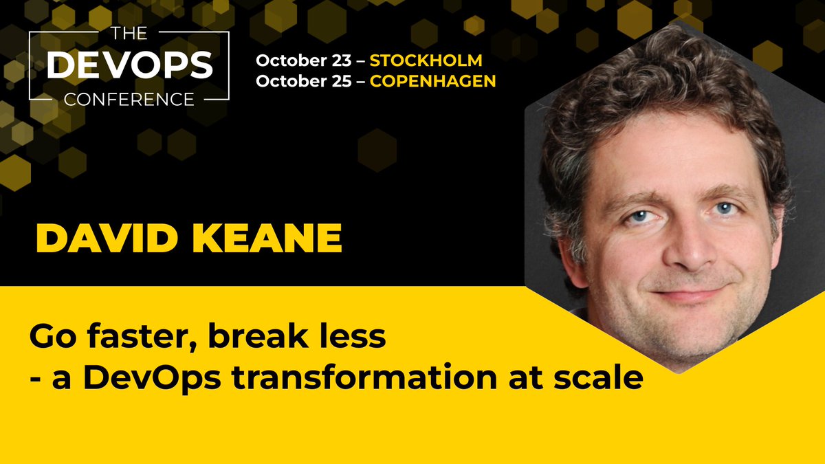 October has arrived and that means The DevOps Conference is coming soon. David Keane of Calitii is going to be there to talk about one of the largest DevOps transformations ever undertaken.
#TheDEVOPSConference #TDOC #Davidkeane @Eficode