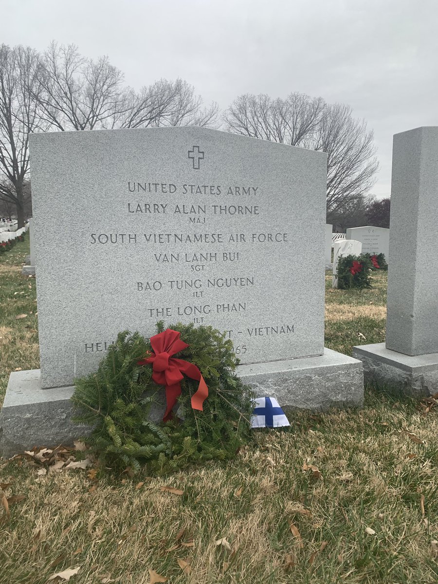Valsace__'s tweet photo. @MAC_VSOG Had the honor of visiting the grave of Lauri and his team in Arlington for the Wreath Laying. A true anticommunist through and through, man was a different breed https://t.co/TDfR3wg4TM